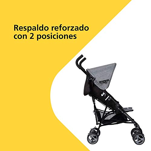 Safety 1st Kiplo, silla de paseo compacta, silla de paseo ligera, para uso desde el nacimiento hasta los 3 años aproximadamente, Black Chic