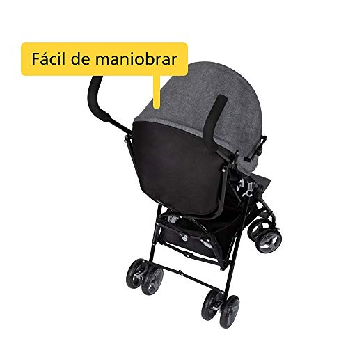 Safety 1st Kiplo, silla de paseo compacta, silla de paseo ligera, para uso desde el nacimiento hasta los 3 años aproximadamente, Black Chic