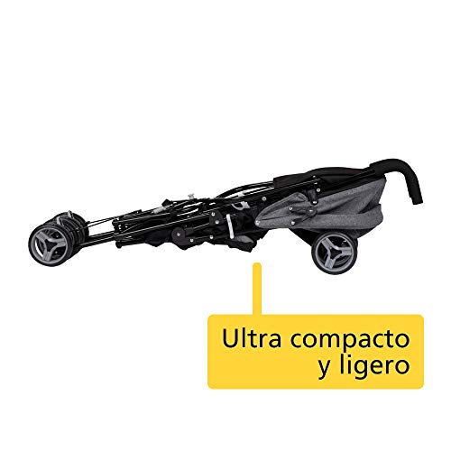 Safety 1st Kiplo, silla de paseo compacta, silla de paseo ligera, para uso desde el nacimiento hasta los 3 años aproximadamente, Black Chic
