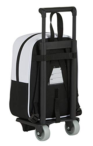 Safta 612054280 Mochila guardería ruedas, carro, trolley Real Madrid CF