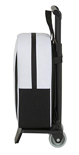 Safta 612054280 Mochila guardería ruedas, carro, trolley Real Madrid CF