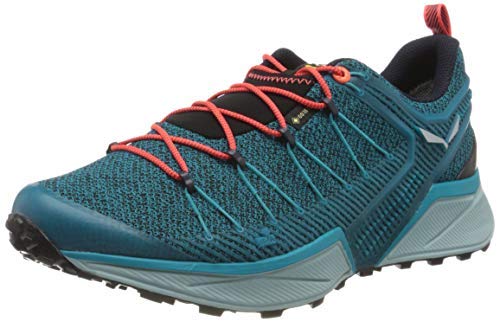 Salewa WS Dropline Gore-TEX Zapatillas de trail running, Ocean/Canal Blue, 37 EU