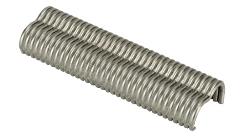 salki 0111220 Blister 1000u Grapas Galvanizadas Omega 20 (Ω20) para Grapado y Anillado de Cercas, 1000 uds