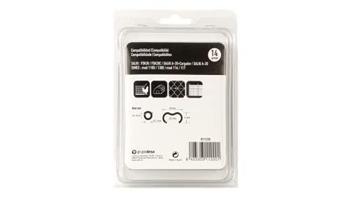 salki 0111220 Blister 1000u Grapas Galvanizadas Omega 20 (Ω20) para Grapado y Anillado de Cercas, 1000 uds