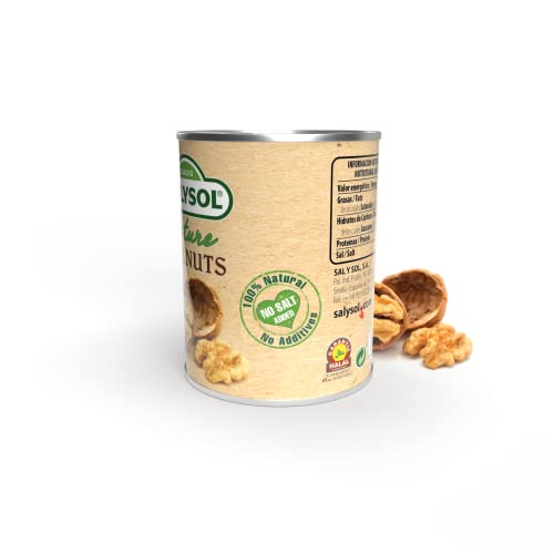 SALYSOL | Nueces peladas naturales 10x40gr | Snacks saludables envasados al vacío | Frutos secos naturales