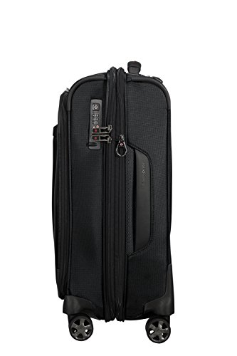 Samsonite Pro-DLX 5 - Spinner 55 cm Expandable 40.5/51.5 L 3.2 KG Equipaje de Mano, cm, 51.5 Liters, Negro (Black)