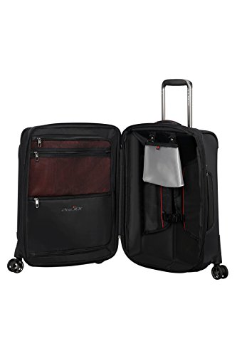 Samsonite Pro-DLX 5 - Spinner 55 cm Expandable 40.5/51.5 L 3.2 KG Equipaje de Mano, cm, 51.5 Liters, Negro (Black)