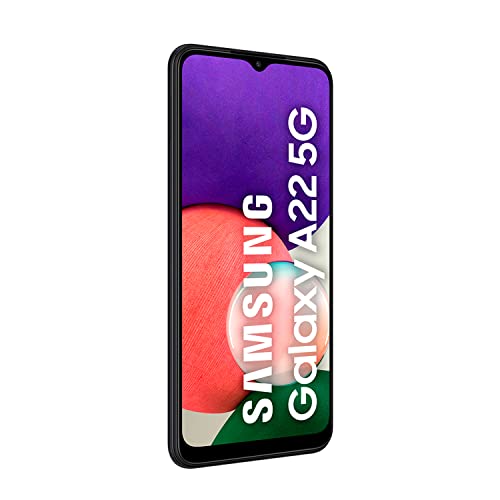 Samsung Galaxy A22 5G – Smartphone libre con 6.6 Pulgadas 64GB y Sistema Operativo Android Gris Versión ES