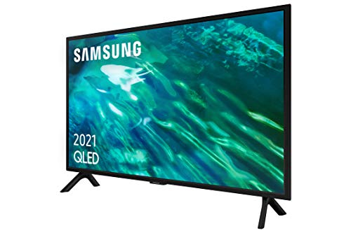 Samsung QLED 4K 2021 32Q50A - Smart TV de 32" con Resolución 4K UHD, HDR10+, Contrast Enhancer, OTS Lite, Multi View, Motion Xcelerator y Alexa Integrada.