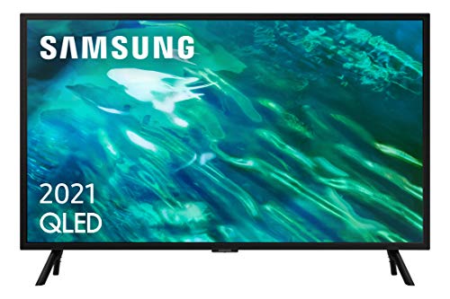 Samsung QLED 4K 2021 32Q50A - Smart TV de 32" con Resolución 4K UHD, HDR10+, Contrast Enhancer, OTS Lite, Multi View, Motion Xcelerator y Alexa Integrada.