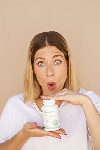 SanaExpert Haar Forte Pack X3 | VITAMINAS PARA EL CRECIMIENTO Y LA SALUD DEL PELO | con Biotina, Zinc, Mijo Perlado y Selenio (3). Ingredientes veganos 100% naturales.