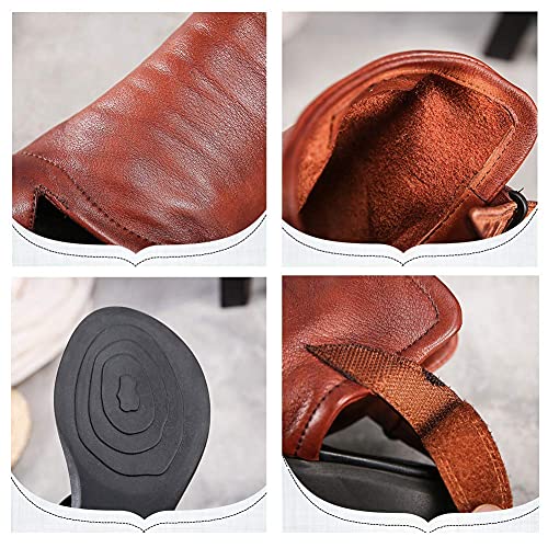 Sandalias de corrección ósea con dedo gordo para mujer, zapatos ortopédicos de piel de vaca con punta abierta, zapatillas correctoras de juanetes Hallux Valgus con soporte de arco para niñas, madre,