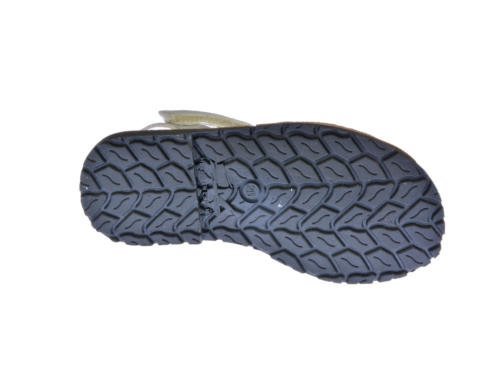 Sandalias Menorquinas para Niñas en Glitter Todo Piel mod203. Calzado infantil Made in Spain, Garantia de calidad. (26, Plata)
