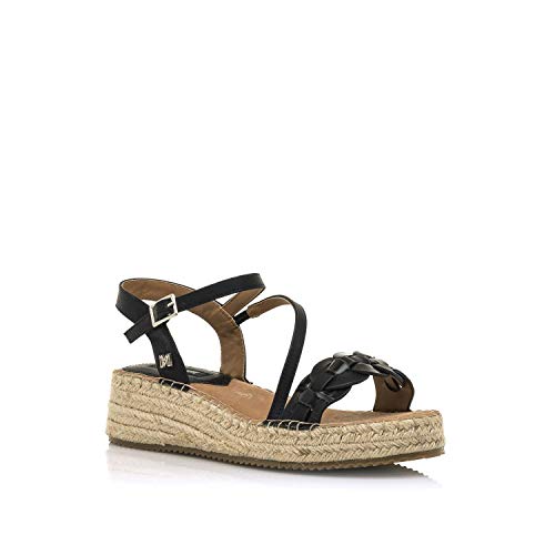Sandalias Mujer MARIAMARE | Sandalias 68144 | MARIAMARE Mujer | Sandalias Tira de Tobillo | Cierre con Hebilla | 49126 | Negro | 41