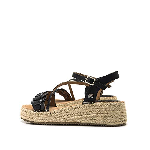Sandalias Mujer MARIAMARE | Sandalias 68144 | MARIAMARE Mujer | Sandalias Tira de Tobillo | Cierre con Hebilla | 49126 | Negro | 41