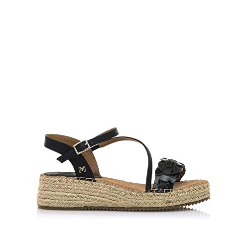 Sandalias Mujer MARIAMARE | Sandalias 68144 | MARIAMARE Mujer | Sandalias Tira de Tobillo | Cierre con Hebilla | 49126 | Negro | 41