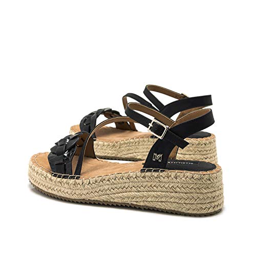 Sandalias Mujer MARIAMARE | Sandalias 68144 | MARIAMARE Mujer | Sandalias Tira de Tobillo | Cierre con Hebilla | 49126 | Negro | 41