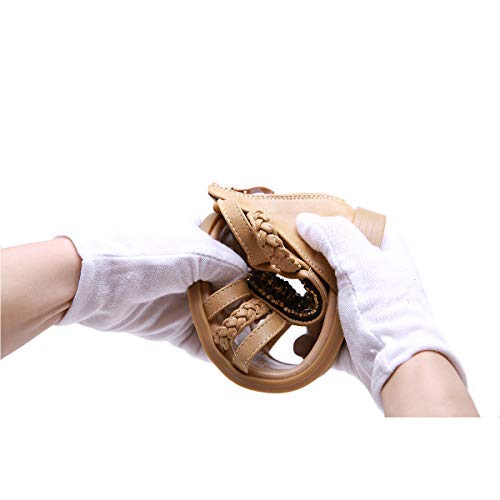 Sandalias para Mujer, Summer Beach Sandalias Planas de Gladiador Sandalias de Punta Abierta Boho para Mujer Sandalias cómodas con Correa en el Tobillo Chanclas