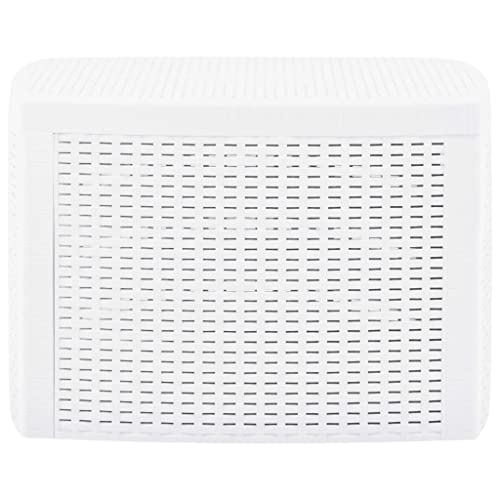 SATURNIA 8330145 Mesa Resina Auxiliar Simil Rattan Cofre 53x53x40 cm.