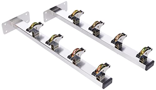Sauvic 89405 - Tendedero de ropa con 8 Poleas inoxidable 18/8, acero inoxidable