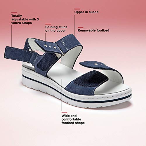 Scholl Comfort Plus Valentina Azul Claro 41