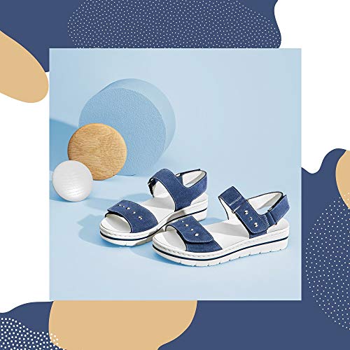 Scholl Comfort Plus Valentina Azul Claro 41