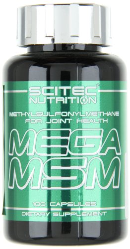 Scitec Nutrition Mega MSM Suplemento dietético, 100 Capsulas