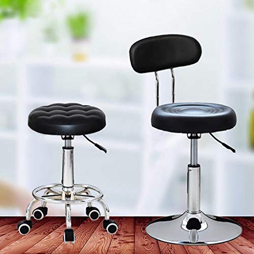 SDENSHI Asiento de Repuesto para Taburete de Bar Suave Y Extraíble, Traje Estándar Resistente para SPA - Negro