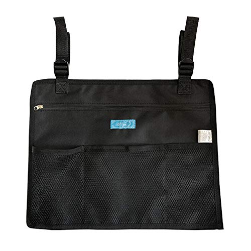 SDENSHI Bolsa para Reposabrazos Bolsa Lateral para Silla de Ruedas, Organizador de Almacenamiento con 3 Bolsillos