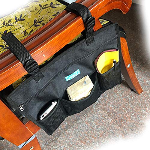 SDENSHI Bolsa para Reposabrazos Bolsa Lateral para Silla de Ruedas, Organizador de Almacenamiento con 3 Bolsillos
