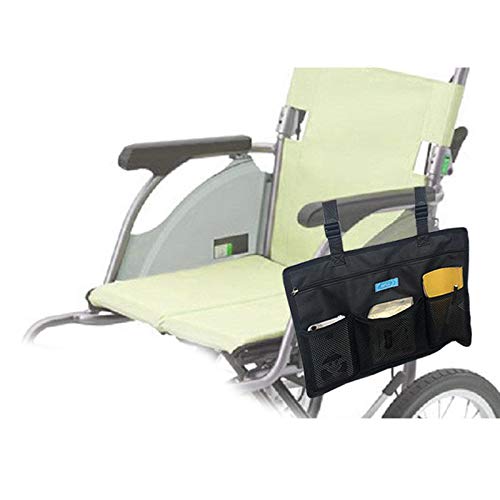 SDENSHI Bolsa para Reposabrazos Bolsa Lateral para Silla de Ruedas, Organizador de Almacenamiento con 3 Bolsillos