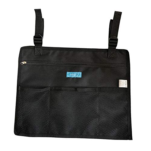 SDENSHI Bolsa para Reposabrazos Bolsa Lateral para Silla de Ruedas, Organizador de Almacenamiento con 3 Bolsillos