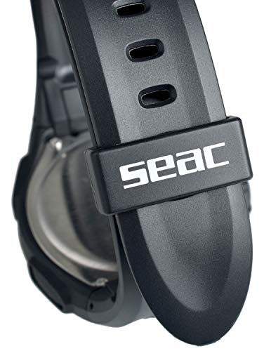 SEAC Partner Computadora de muñeca para apnea, Adultos Unisex, Negro