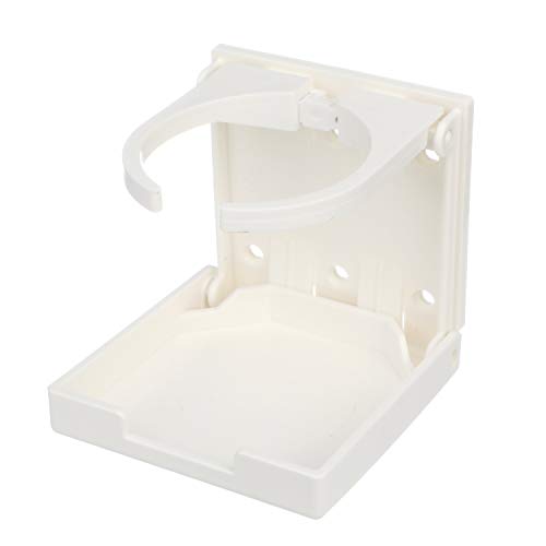 Seachoice 50-79451 Soporte Bebidas Ajustable y Plegable, Color Blanco
