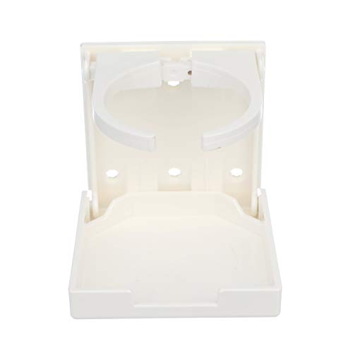 Seachoice 50-79451 Soporte Bebidas Ajustable y Plegable, Color Blanco