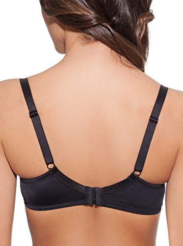 Selene Sujetador Aurora con Aros Y Copa Relleno Gran Capacidad Negro 90C