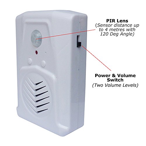 Sensor de Movimiento PIR, Edición Pro con función multipista, descargue Sus Archivos MP3, Reproduzca Voz, música o Efectos de Sonido