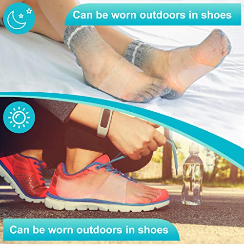 Separador de dedos completo para aliviar el dolor de pies, Gel Correctores de Dedos de Pie Toe Espaciadores protector ejercita tus dedos para tratar y prevenir varios problemas de pies (arco)