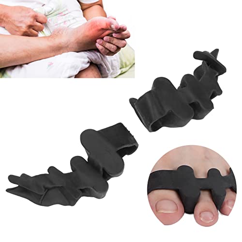 Separador de Dedos del Pie, Corrector de Valgo del Dedo del Pie Seguro Portátil Fácil de Limpiar Alivia el Dolor para Hombres Y Mujeres