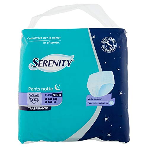 Serenity Pants Noche Maxi Night - 12 bragas absorbentes.