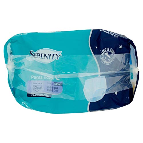 Serenity Pants Noche Maxi Night - 12 bragas absorbentes.