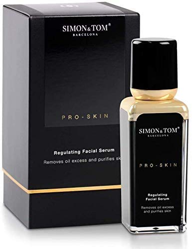 SÉRUM FACIAL REGULADOR PRO SKIN SIMON & TOM - Regulador y reparador - Previene el acné y regula el exceso de grasa - Con aceite natural de árbol de té / 30 ml.