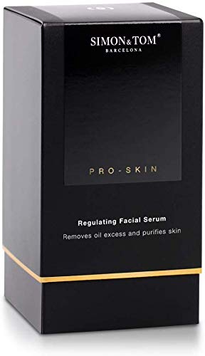 SÉRUM FACIAL REGULADOR PRO SKIN SIMON & TOM - Regulador y reparador - Previene el acné y regula el exceso de grasa - Con aceite natural de árbol de té / 30 ml.