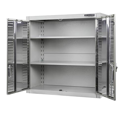 Seville Classics UHD20203 Armario Colgante, Soporte de Metal con Revestimiento en Polvo, 60,9 x 30,4 x 71,1 cm, Gris