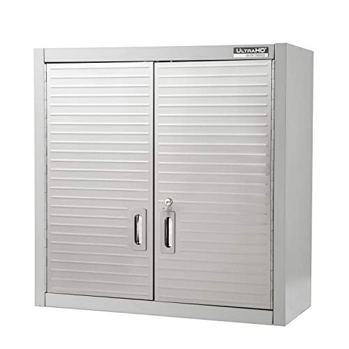 Seville Classics UHD20203 Armario Colgante, Soporte de Metal con Revestimiento en Polvo, 60,9 x 30,4 x 71,1 cm, Gris