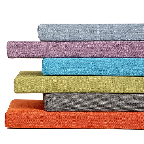 SFFD Cojín Rectangular Cojín de Banco Cojín Deslizante para Zapatos a lo Largo del Taburete para Silla Interior Cojín hacia afuera a lo Largo del cojín para sofá Cojines de Esponja Blanda Cojín d