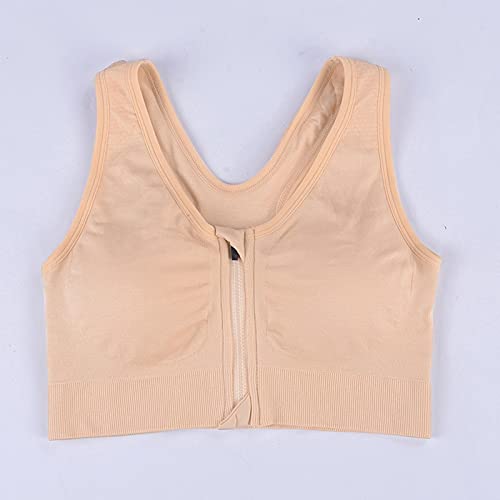 Sfit Sujetador Deportivo Mujer 2/3Pack Cierre Delantero Cremallera de Apertura Frontal Sujetador Alto ImpactoAlmohadilla Extraíble Sin Llantas Cómodo Ropa Mujer para Entrenamiento Yoga Físico