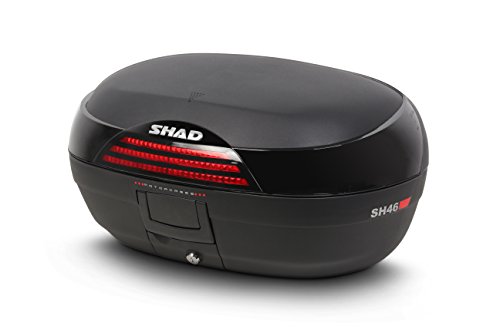 SHAD D0B46200 Baúl Moto SH46, Negro, 84