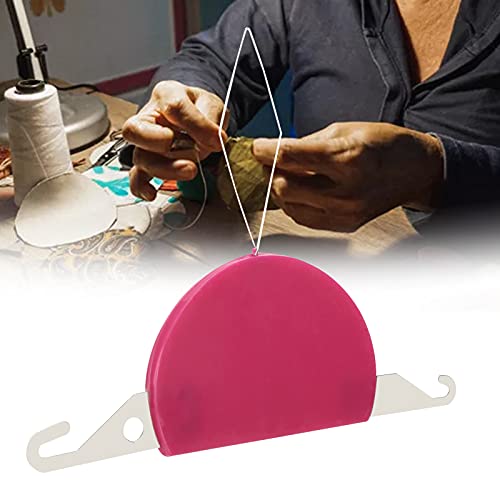 Shanrya Enhebrador Simple, Enhebrador de Agujas Herramienta de Enhebrado de Fatiga Ocular de Color 3 en 1 Bucle de Alambre para Agujas Oculares Pequeñas(Rosa roja)