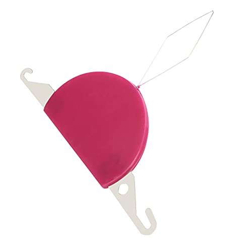 Shanrya Enhebrador Simple, Enhebrador de Agujas Herramienta de Enhebrado de Fatiga Ocular de Color 3 en 1 Bucle de Alambre para Agujas Oculares Pequeñas(Rosa roja)